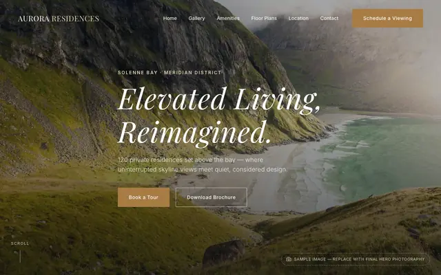 Screenshot of Aurora Residences