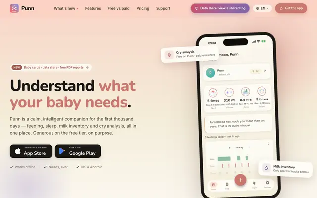 Screenshot of Punn