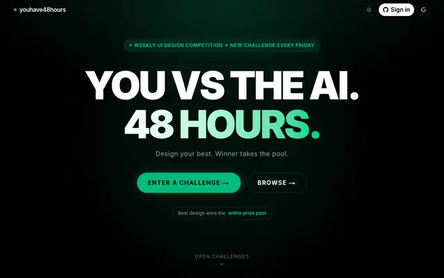 Screenshot of You Have 48 Hours