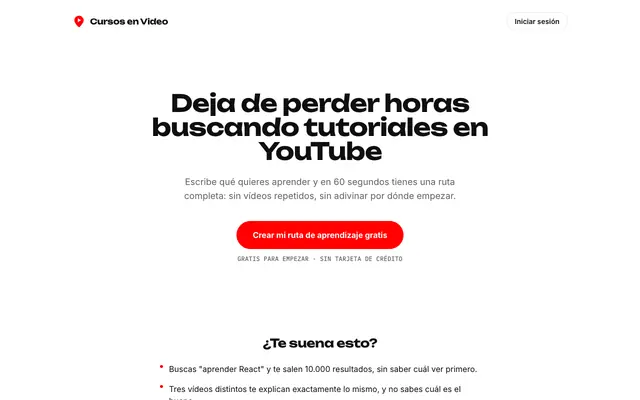Screenshot of Cursos en Video