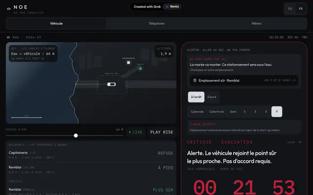 Screenshot of Marée