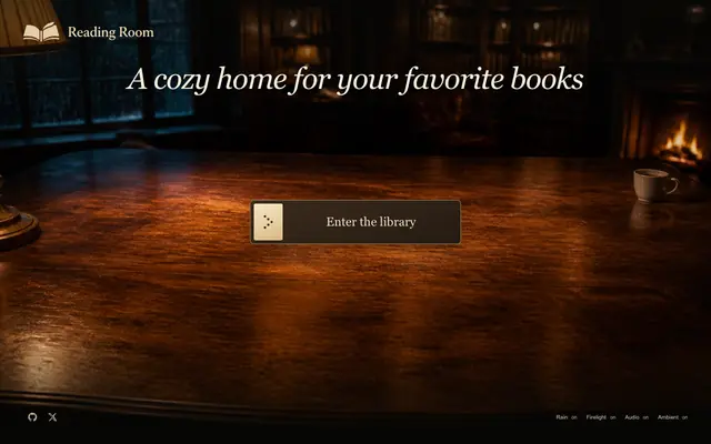 Screenshot of Reading Room