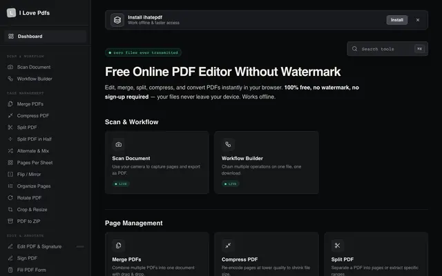 Screenshot of v0 App