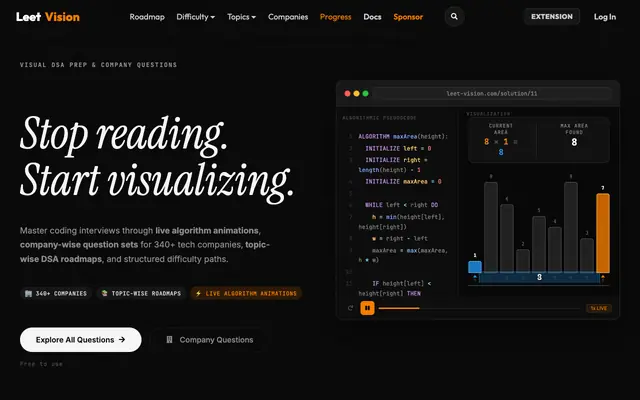 Screenshot of LeetVision | Code Interviews Explained
