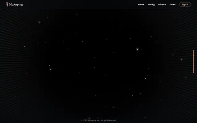 Screenshot of MyApping