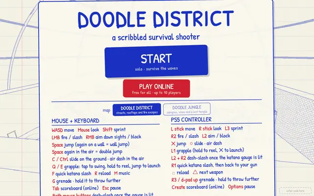 Screenshot of Doodle District