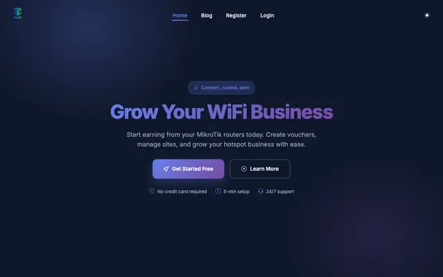 Screenshot of MicFi - Grow Your WiFi Business