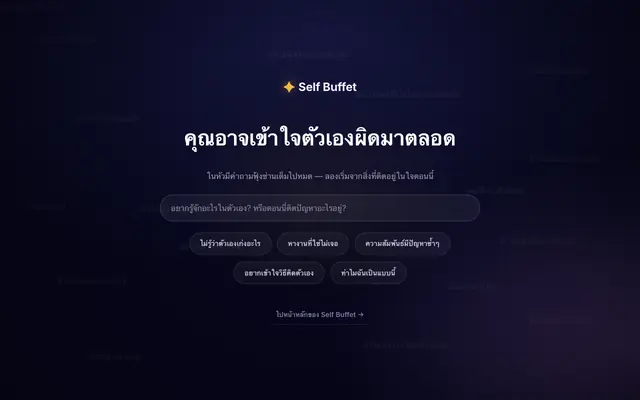Screenshot of Self Buffet