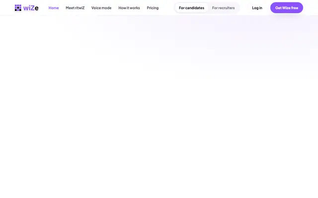 Screenshot of wiZe | Home