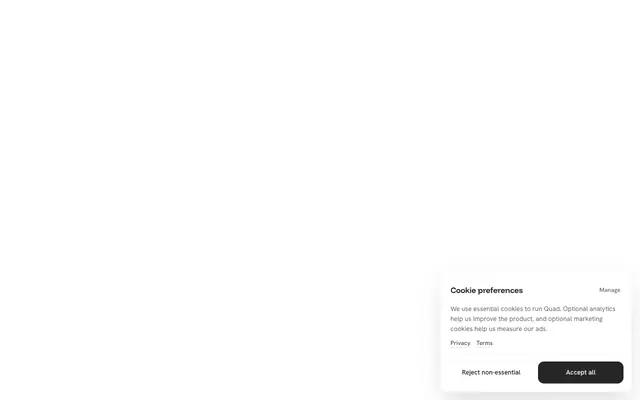 Screenshot of Quad Chat — Try ChatGPT, Claude & Gemini Together