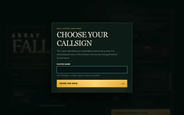 Screenshot of Arrayfall // Aegis Grid