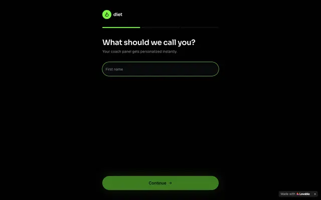 Screenshot of diet — AI Calorie & Macro Tracker