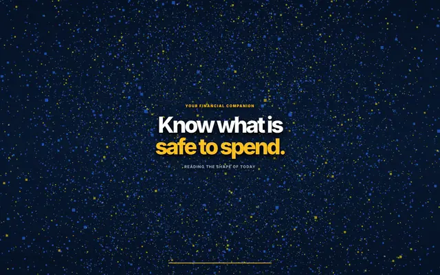 Screenshot of ThriVelo | Know What Is Safe To Spend Today
