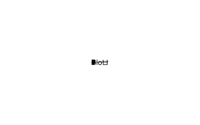 Screenshot of Blot.