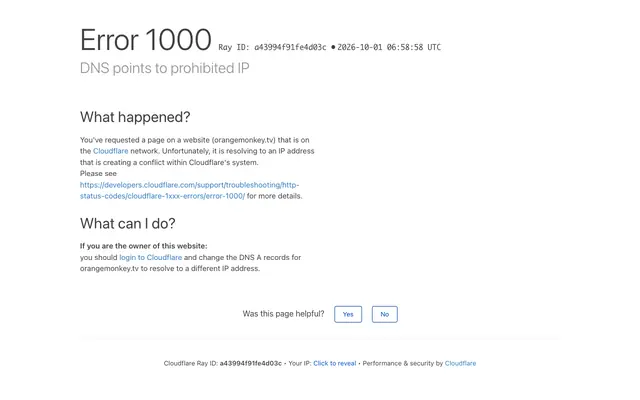 Screenshot of Orange Monkey - Stream the Internet