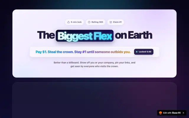 Screenshot of The Biggest Flex