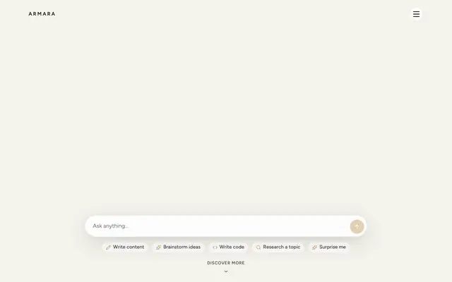 Screenshot of Armara — Sovereign AI Operating System