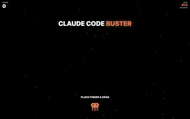 Screenshot of Claude Code Buster