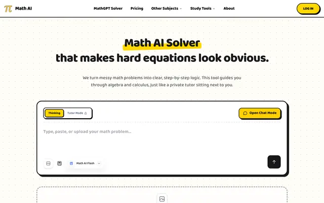 Screenshot of mathai.chat