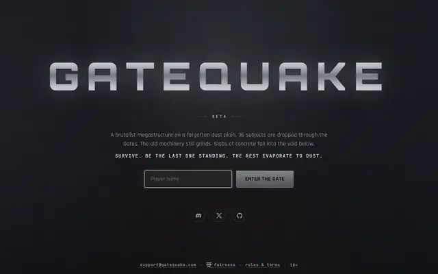 Screenshot of GateQuake