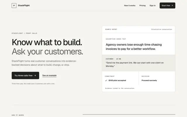 Screenshot of Customer Proof Links for Startup Founders