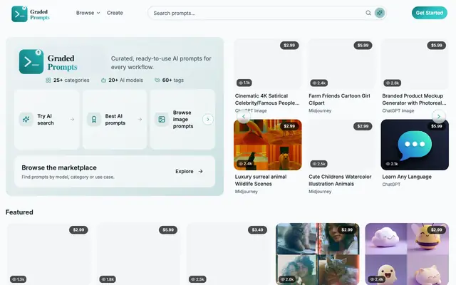 Screenshot of Graded Prompts