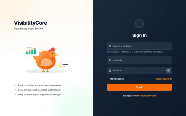 Screenshot of VisibilityCore