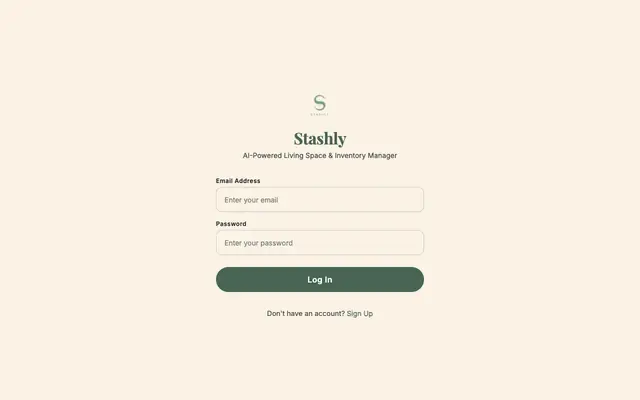 Screenshot of Stashly