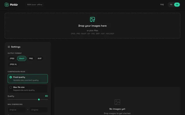 Screenshot of pictiur-pages