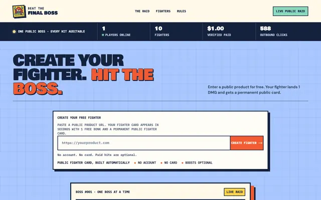 Screenshot of Free Startup Promotion Game | Beat the Final Boss