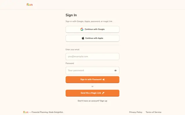 Screenshot of Flan