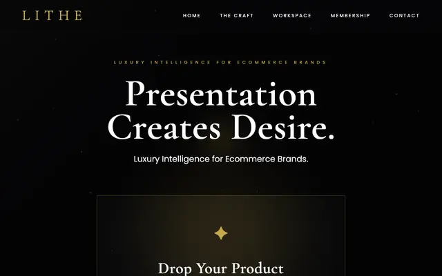 Screenshot of Lithe | Luxury Intelligence