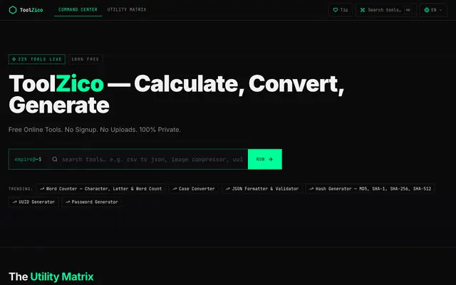 Screenshot of OmniTool Engine