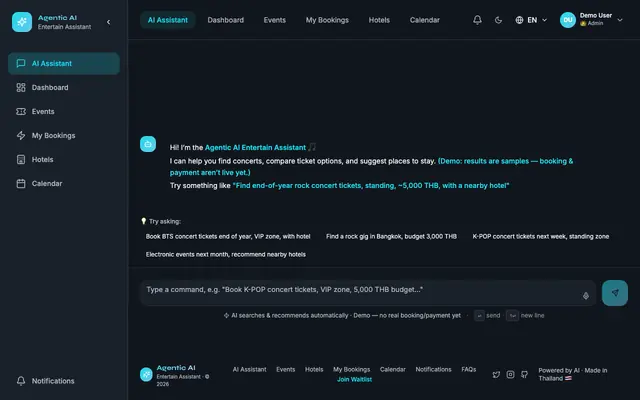 Screenshot of Tempo AI Hub