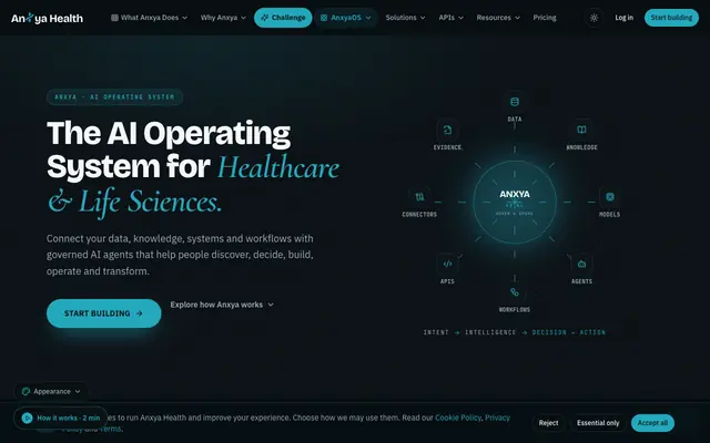 Screenshot of Anxya Health