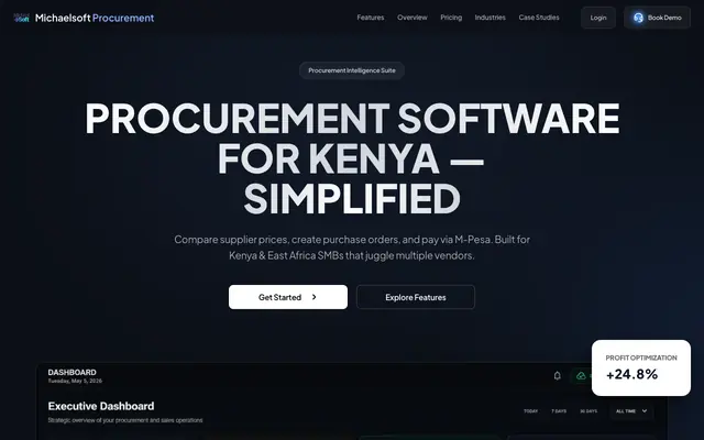 Screenshot of Procurement Software for Small Business | Michaelsoft