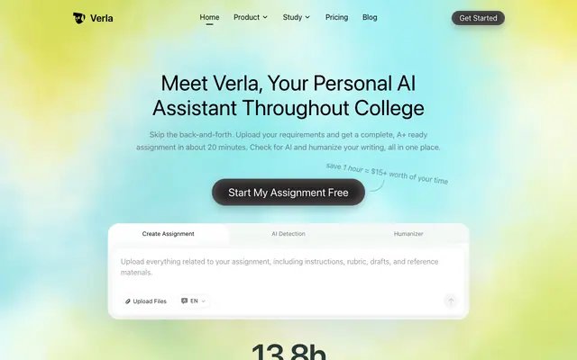 Screenshot of verla.io