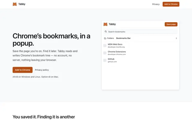 Screenshot of Tabby