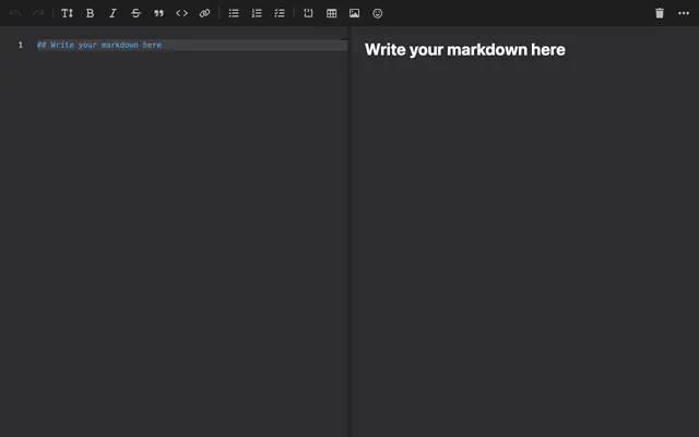 Screenshot of RuneQi - Markdown Editor