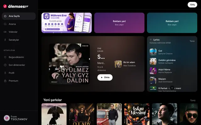 Screenshot of Älem Sesi