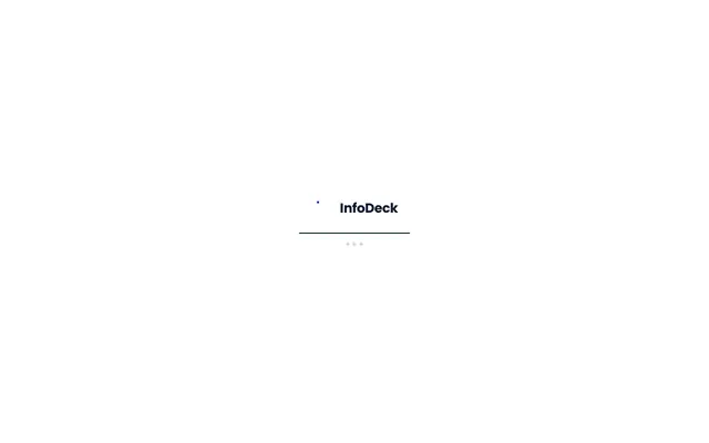 Screenshot of InfoDeck – One Link. Every Connection.