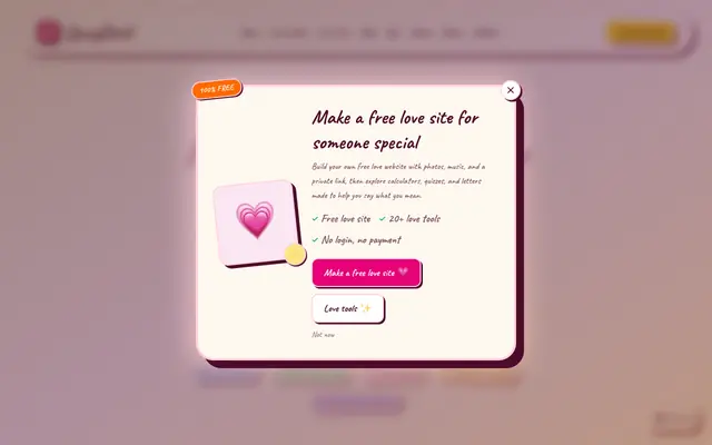 Screenshot of Sorry Card Maker — Free Apology Cards Online | SorryCard