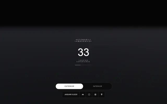Screenshot of 3dcarconfigurator