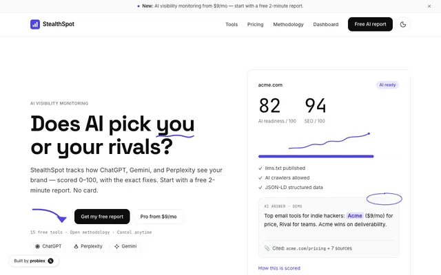 Screenshot of Steal the Spot — Buy the rank. Steal the spot.