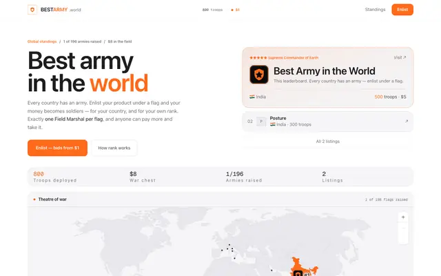 Screenshot of BEST ARMY IN THE WORLD