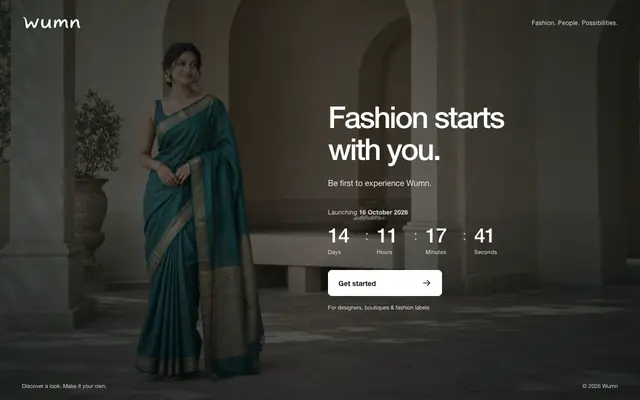 Screenshot of Designer Blouses Online India - Custom Fit