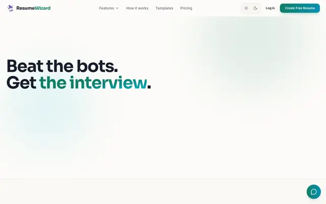 Screenshot of ATS Resume Checker & AI Resume Builder