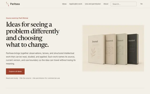 Screenshot of Paritsea