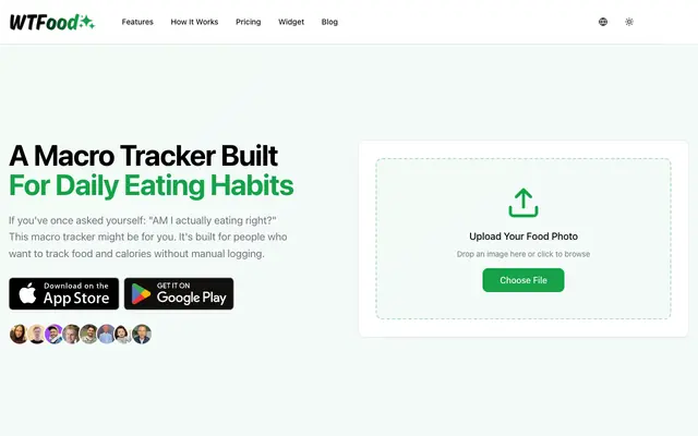 Screenshot of Macro Tracker and Food Calorie Finder | What the Food