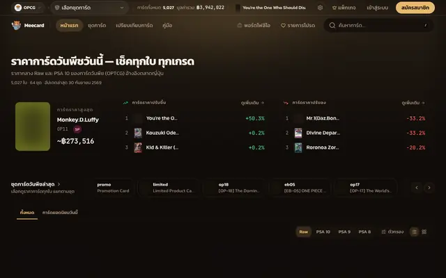 Screenshot of Meecard
